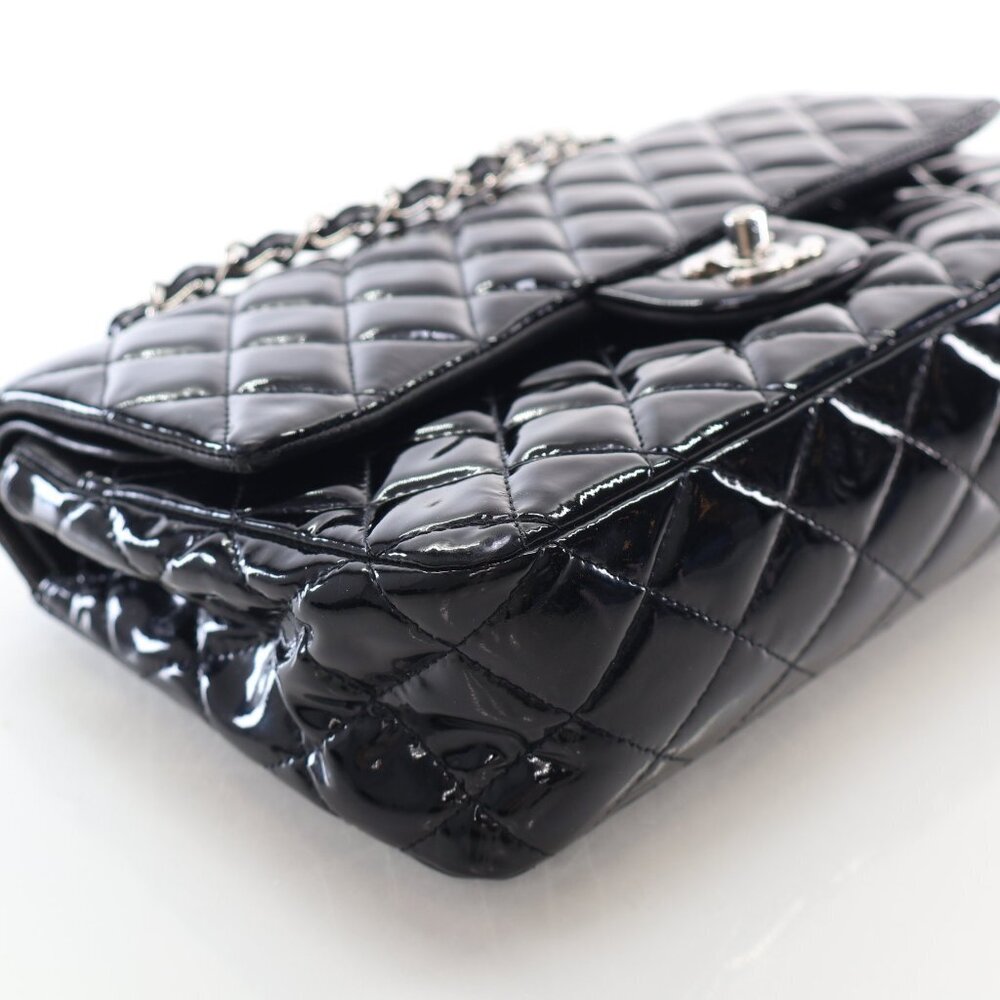 Chanel Medium Patent Classic Double Flap Bag - Picture 6 of 16